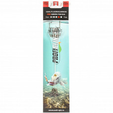 Поводок флюрокарбон 100% 15 см 15 кг