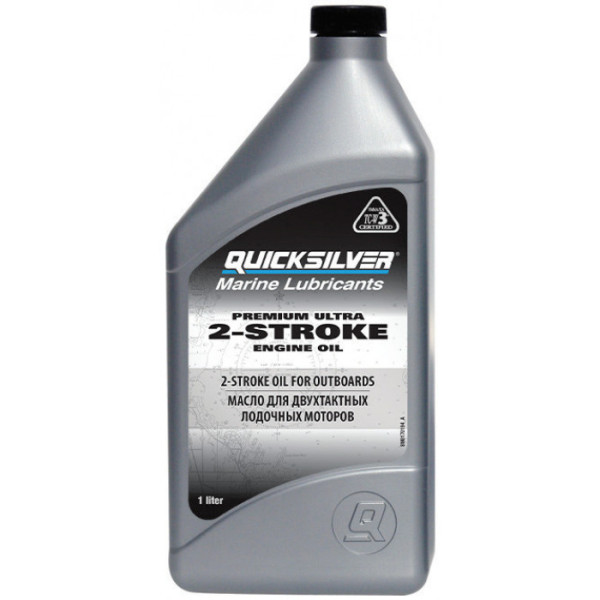 Масло Quicksilver 2-stroke Premium Ultra TCW3 1л 92-8M0170003 в Благовещенске